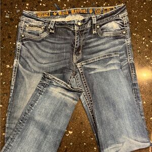 Rock Revival Blue Straight Leg Jeans